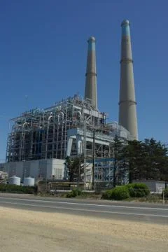 Electric generating plant Stock Photos
