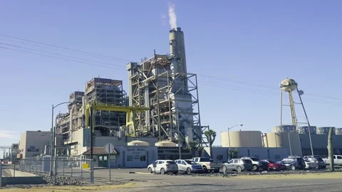 Electric Generating Station Vídeo Stock 267522356