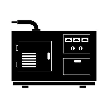 Electric Generator icon Illustrazione stock