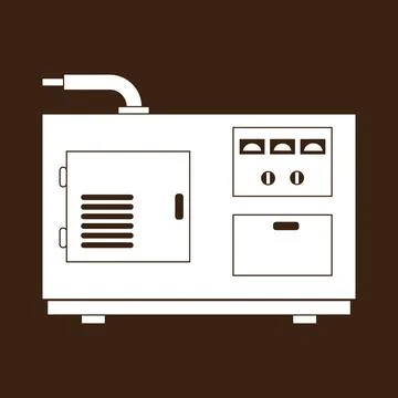 Electric Generator icon Stock Illustration
