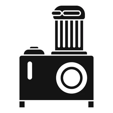 Electric generator icon simple vector. Power energy Illustrazione stock