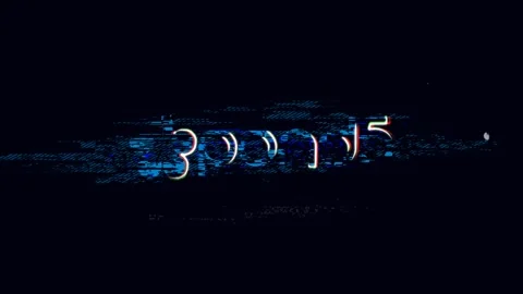 Electric Glitch Logo Stock After Effects