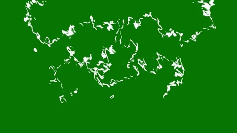 Electric Glowing Flashes Thunderbolt Lightning Energy Burst On Green Screen, Stock Footage 341828370