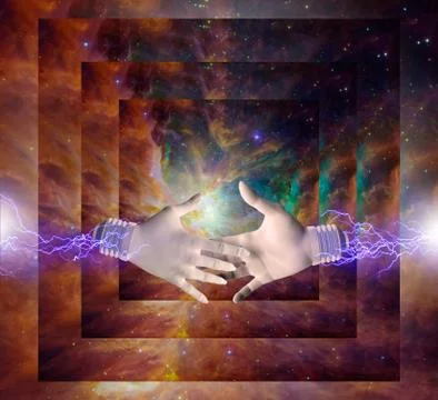 Electric grasp Stock Illustration