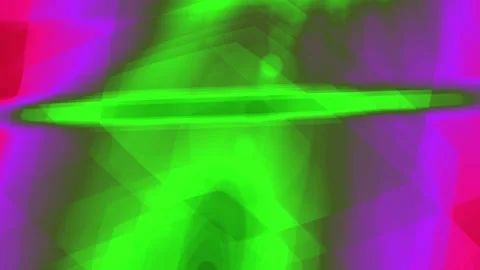 Electric green lines dance dynamically across a swirling backdrop Video stock 345434695