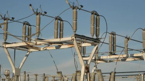Electric Grid Stock Footage 48472546