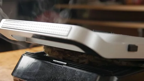 Electric Grill Fish Stock Footage 146441023