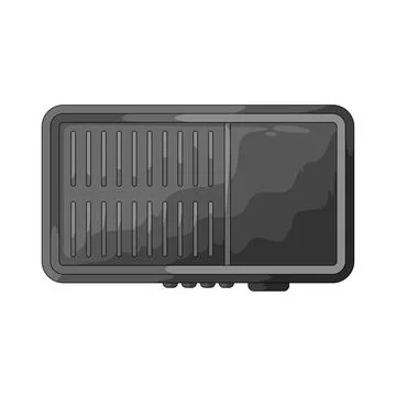 Electric grill illustration Stock Illustration