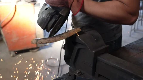 Electric grinder Video stock 138404485