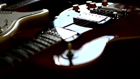 Electric guitar 03 Stock Footage 109050719