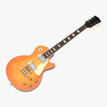 Electric Guitar 2 Generic 3D Model