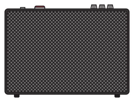 Electric Guitar Amplifier Stock Illustration