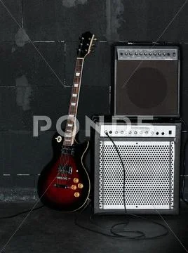 Electric Guitar And Amplifier