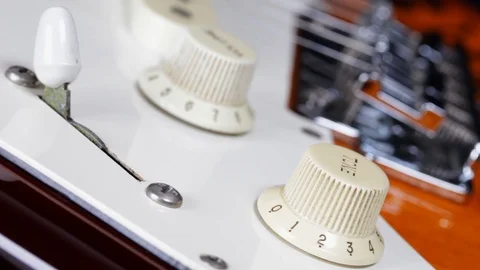 Electric guitar aspects Stock Footage 118112914