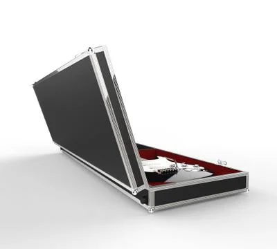 Electric Guitar Case Stock Illustration