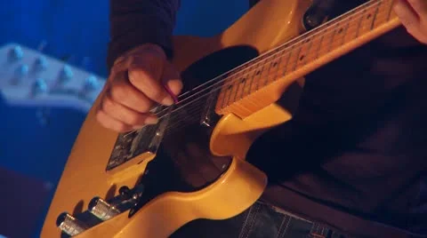 Electric guitar-close up Stock-Footage 10803214