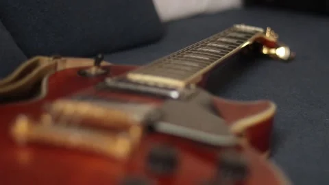 Electric Guitar Close up 動画素材 144046901