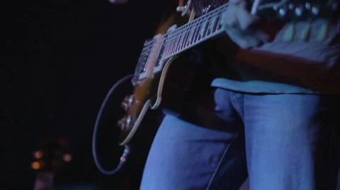 Electric guitar closeup Stock Footage 47287769