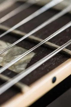 Electric guitar dectail Foto stock