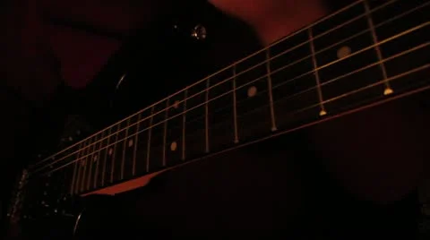 Electric guitar finger tapping Stock Footage 10936975