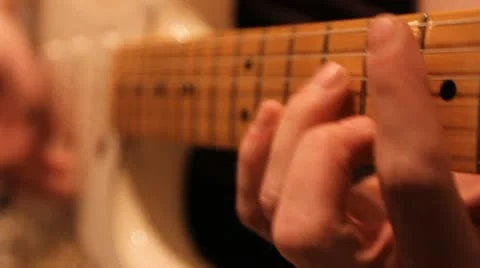 Electric Guitar Stock Footage 15427332