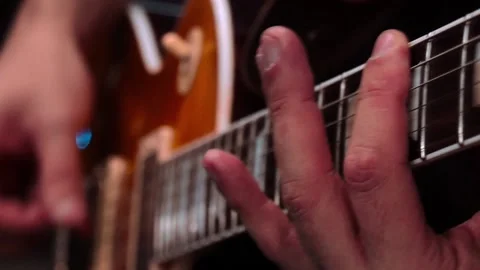 Electric guitar Video stock 232176981