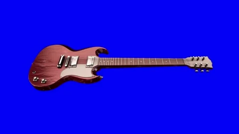 Electric Guitar Stock Footage 304731036