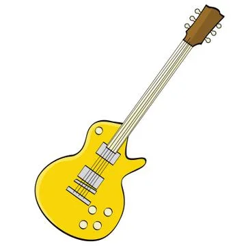 Electric guitar Stock Illustration