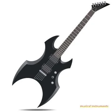 Electric guitar Stock Illustration