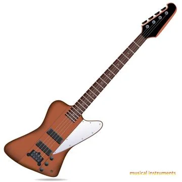 Electric guitar Stock Illustration