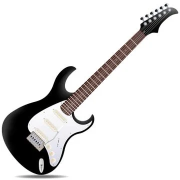 Electric guitar Stock Illustration