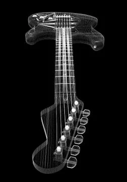 Electric guitar Stock Illustration