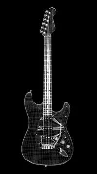 Electric guitar Stock Illustration