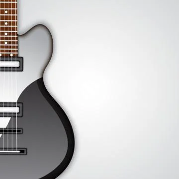 Electric guitar Stock Illustration