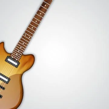 Electric guitar Stock Illustration