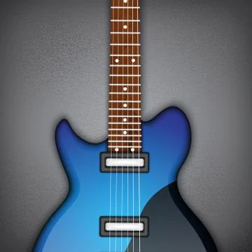 Electric guitar Stock Illustration
