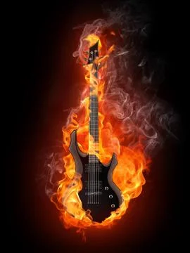 Electric Guitar Stock Illustration