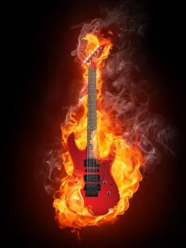 Electric Guitar Stock Illustration