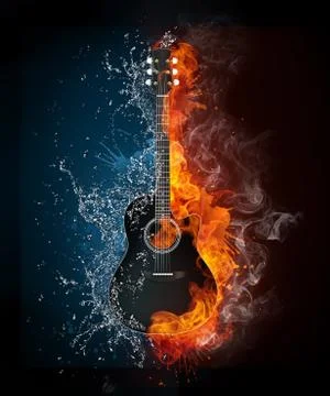 Electric Guitar Stock Illustration