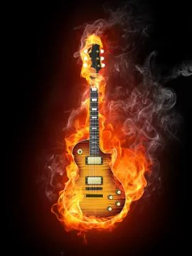 Electric Guitar Stock Illustration
