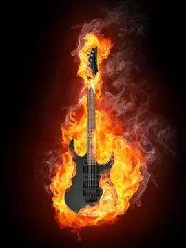 Electric Guitar Stock Illustration