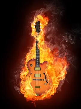 Electric Guitar Stock Illustration