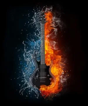 Electric Guitar Stock Illustration