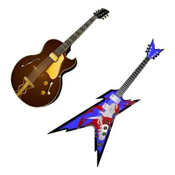 Electric guitar イラスト素材