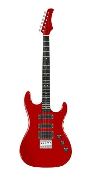 Electric guitar Stock Illustration