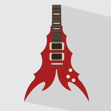 Electric Guitar Illustrazione stock
