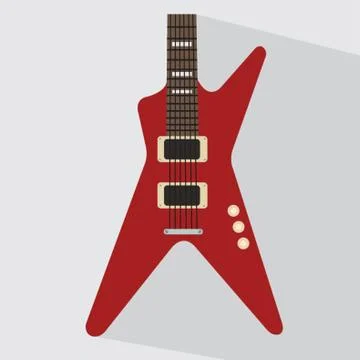 Electric Guitar Stock Illustration