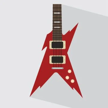 Electric Guitar Illustrazione stock