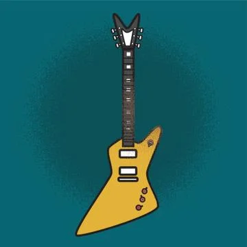 Electric Guitar Stockillustratie