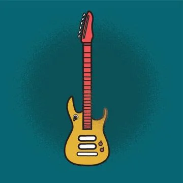 Electric Guitar Stockillustratie